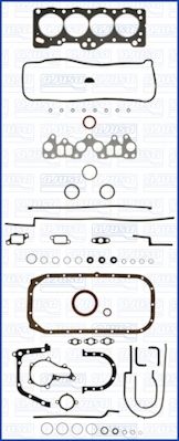 WILMINK GROUP Комплект прокладок, двигатель WG1164310